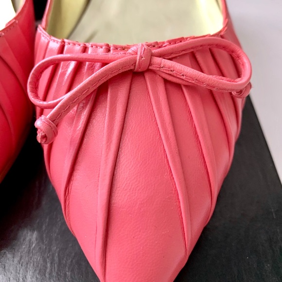 Authentic Delman Valera Flamingo Flats Sz 6 - Picture 2 of 8